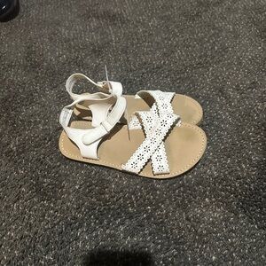 Girls White Floral Sandals | Gymboree